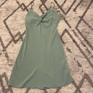 Abercrombie Sage Green Mini Dress